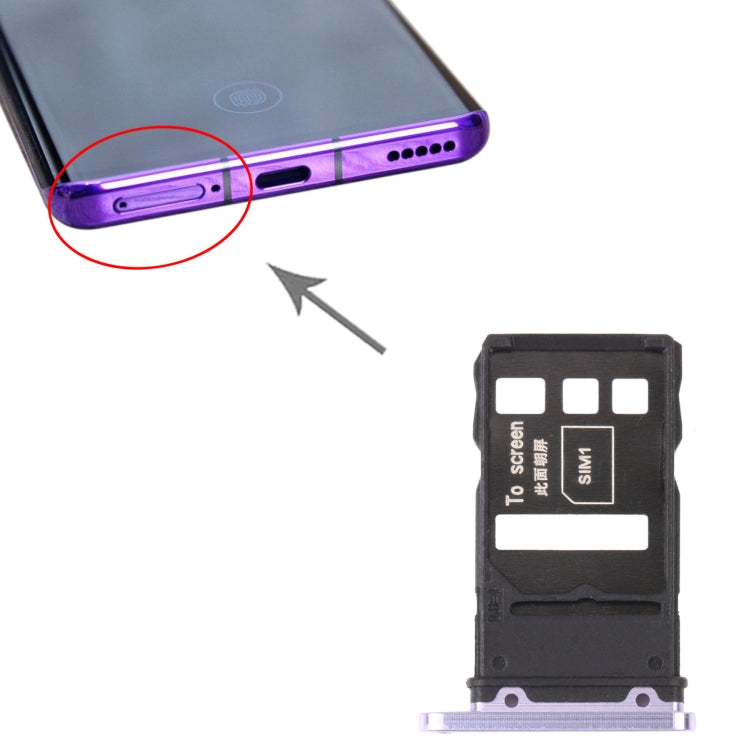 SIM Card Tray + SIM Card Tray for Honor 30 Pro (Purple) - Card Socket by PMc TechLife | Online Shopping South Africa | PMc TechLife | Buy Now Pay Later Mobicred