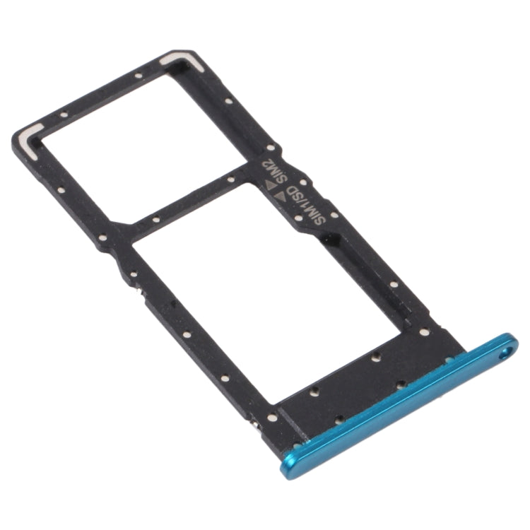 SIM Card Tray + SIM Card Tray / Micro SD Card Tray for Honor Play4 (Blue) - free shipping - PMc TechLife - Order now!
