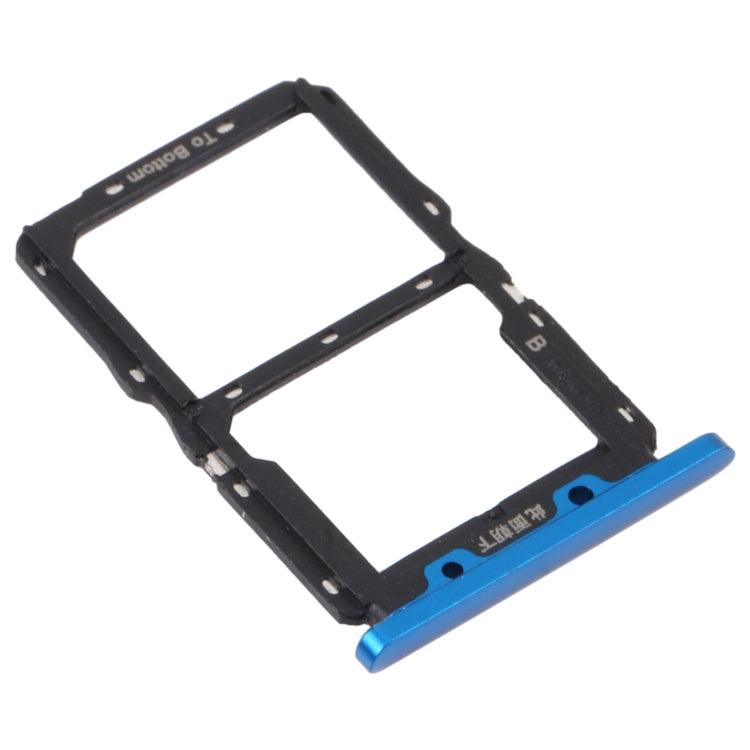 SIM Card Tray + NM Card Tray for Huawei Nova 5 Pro (Blue) - Card Socket by PMc TechLife | Online Shopping South Africa | PMc TechLife | Buy Now Pay Later Mobicred