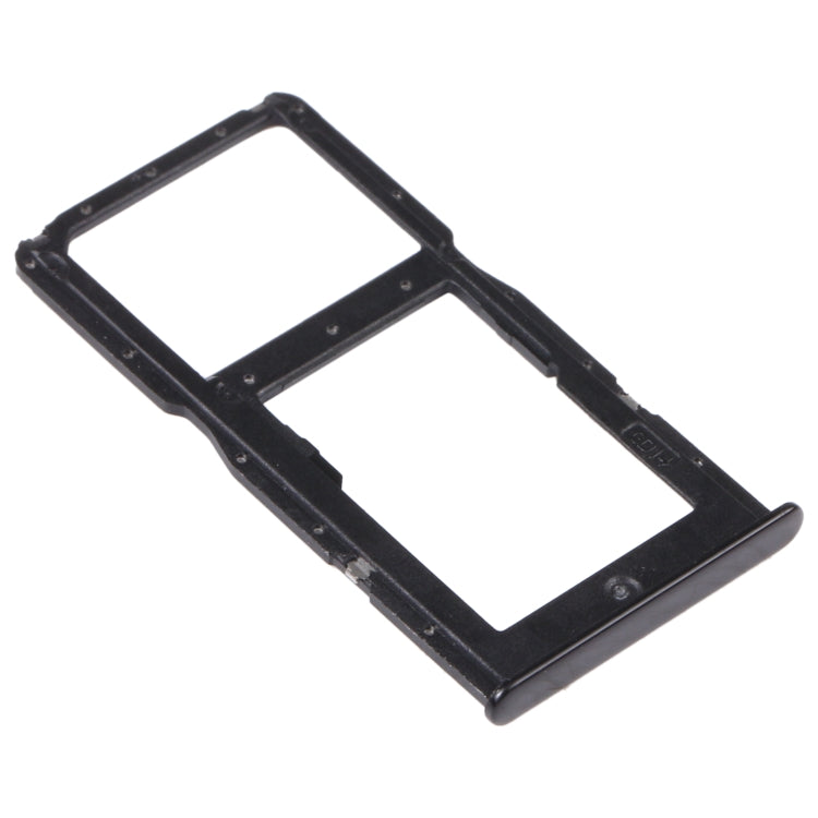 SIM Card Tray + SIM Card Tray / Micro SD Card Tray for Huawei Nova 4e(Black) - Card Socket by PMc TechLife | Online Shopping South Africa | PMc TechLife | Buy Now Pay Later Mobicred