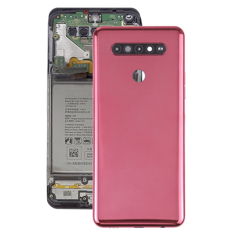 Back Battery Cover for LG K51s LMK510EMW LM-K510 LM-K510EMW(Red) - For LG by PMC Jewellery | Online Shopping South Africa | PMC Jewellery | Buy Now Pay Later Mobicred