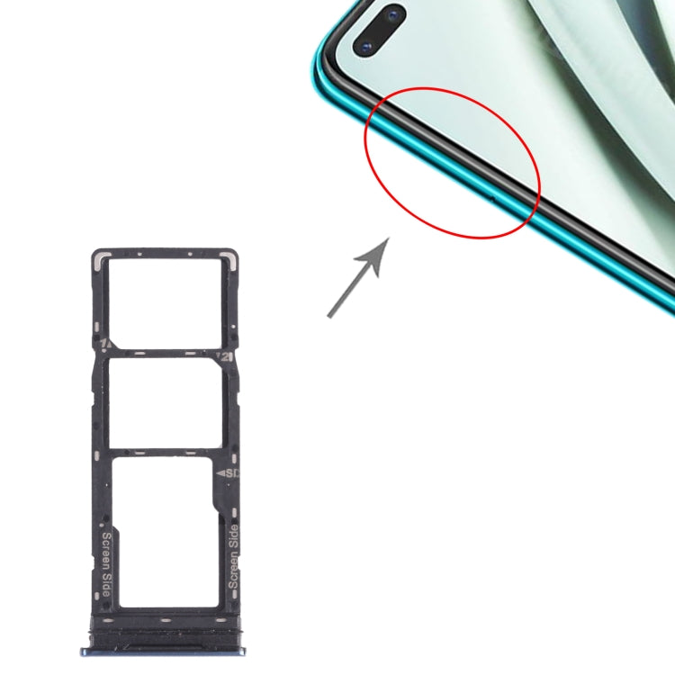 For infinix Note 8 X692 SIM Card Tray + SIM Card Tray + Micro SD Card Tray (Grey) - free shipping - PMc TechLife - Order now!