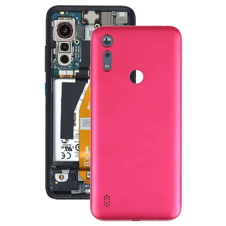 Battery Back Cover for Motorola Moto E6i XT2053-5 (Red) - Back Cover by PMc TechLife | Online Shopping South Africa | PMc TechLife | Buy Now Pay Later Mobicred