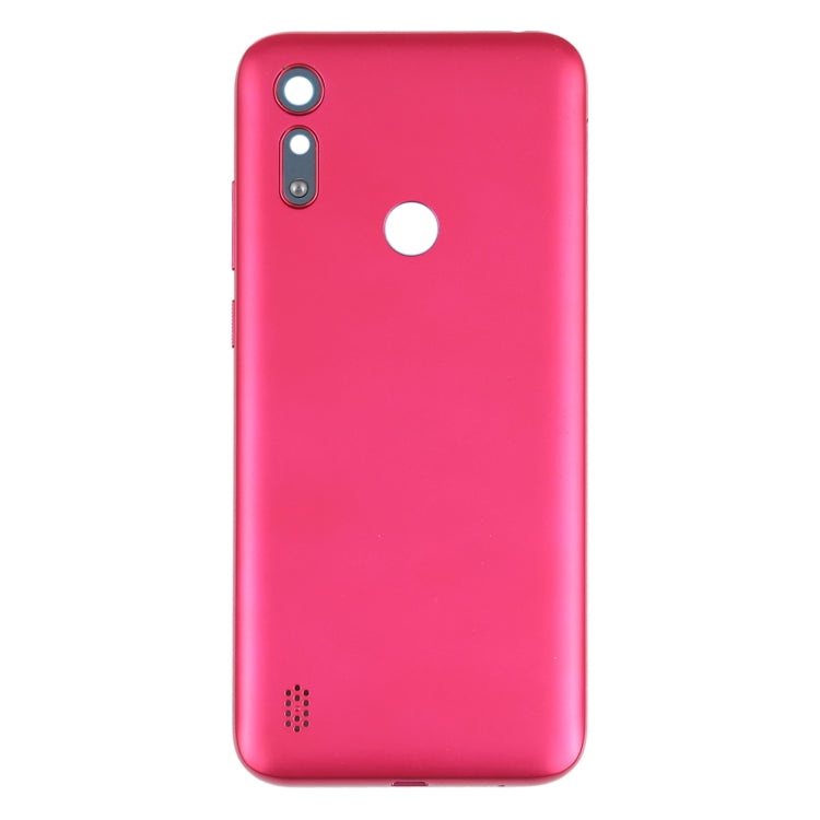 Battery Back Cover for Motorola Moto E6i XT2053-5 (Red) - Back Cover by PMc TechLife | Online Shopping South Africa | PMc TechLife | Buy Now Pay Later Mobicred