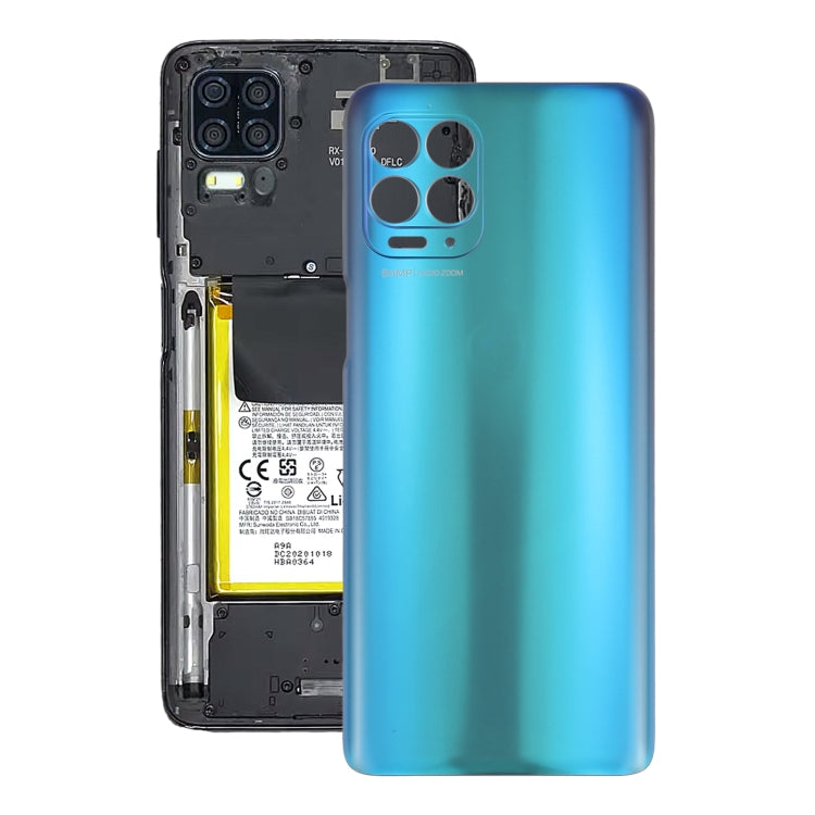 Battery Back Cover for Motorola Edge S(Blue) - Back Cover by PMC Jewellery | Online Shopping South Africa | PMC Jewellery | Buy Now Pay Later Mobicred