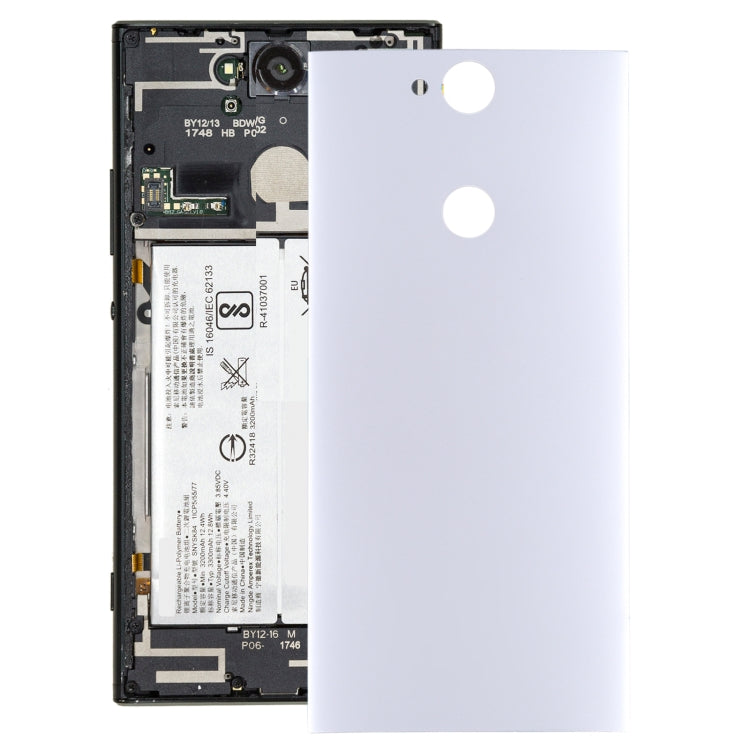 Battery Back Cover With NFC for Sony Xperia XA2 Plus(Silver) - Back Cover by PMC Jewellery | Online Shopping South Africa | PMC Jewellery | Buy Now Pay Later Mobicred