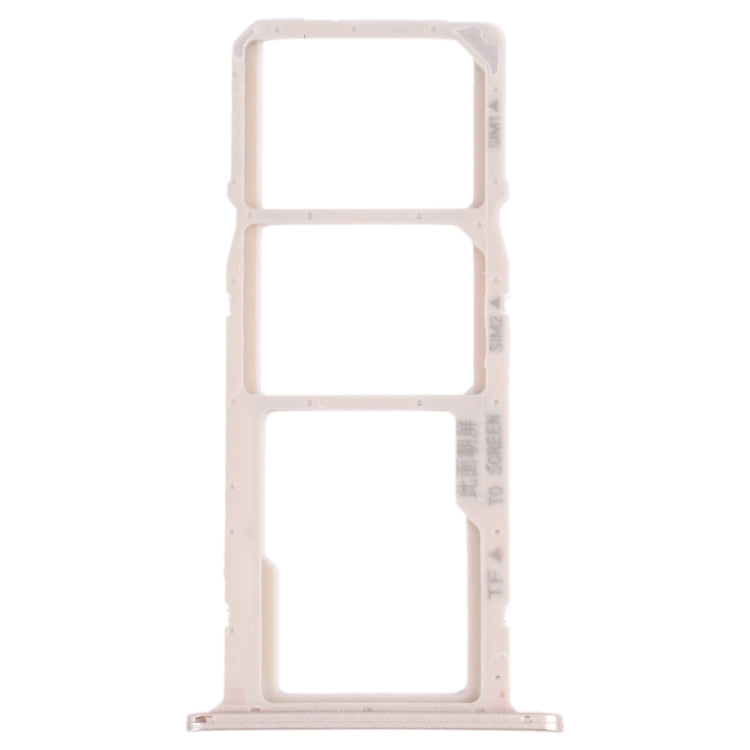 SIM Card Tray + SIM Card Tray + Micro SD Card Tray for Huawei Y5 lite (2018) (Silver) - Card Socket by PMc TechLife | Online Shopping South Africa | PMc TechLife | Buy Now Pay Later Mobicred