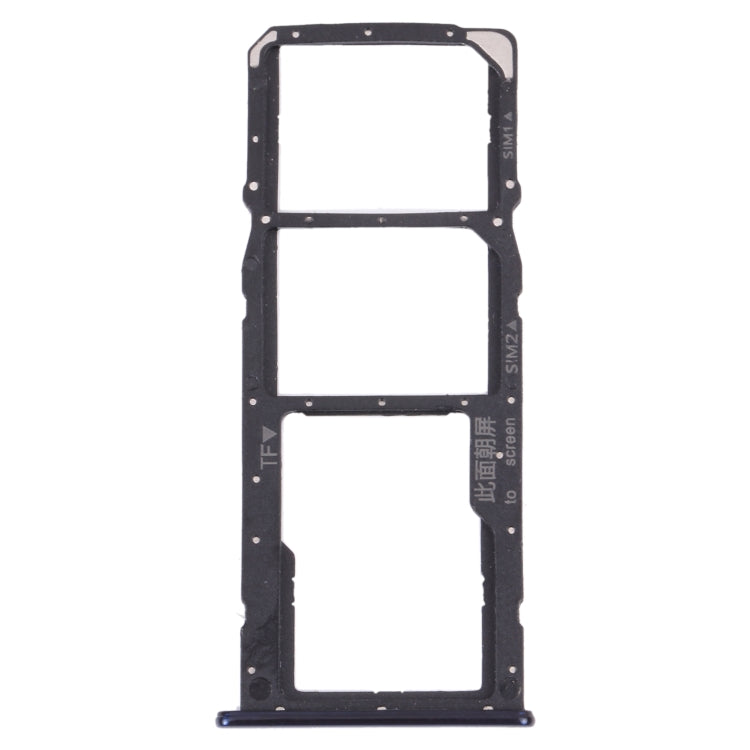 SIM Card Tray + SIM Card Tray + Micro SD Card Tray for Huawei Enjoy 8 (Blue) - Card Socket by PMc TechLife | Online Shopping South Africa | PMc TechLife | Buy Now Pay Later Mobicred