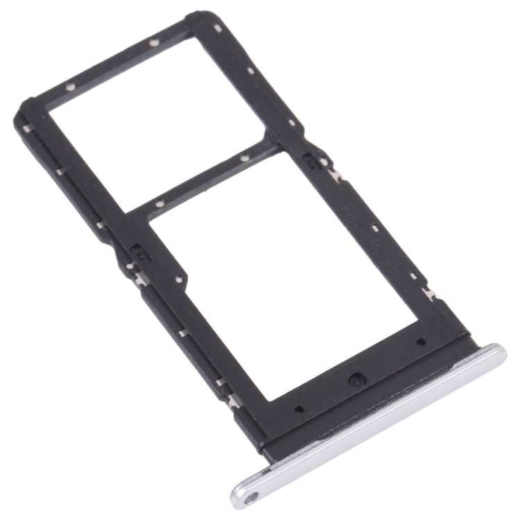 SIM Card Tray + SIM Card Tray / Micro SD Card Tray for Honor Play 20 (Silver) - Card Socket by PMc TechLife | Online Shopping South Africa | PMc TechLife | Buy Now Pay Later Mobicred