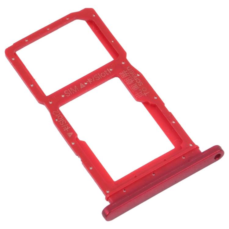 SIM Card Tray + SIM Card Tray / Micro SD Card Tray for Honor 9X (Red) - free shipping - PMc TechLife - Order now!