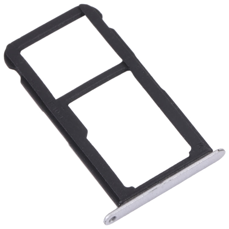 SIM Card Tray + SIM Card Tray / Micro SD Card Tray for Honor Play 6 (Silver) - Card Socket by PMc TechLife | Online Shopping South Africa | PMc TechLife | Buy Now Pay Later Mobicred