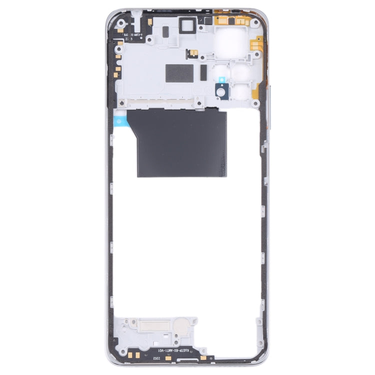 Middle Frame Bezel Plate for Xiaomi Poco X4 Pro 5G/Redmi Note 11E Pro(Silver) - Frame Bezel Plate by PMC Jewellery | Online Shopping South Africa | PMC Jewellery | Buy Now Pay Later Mobicred