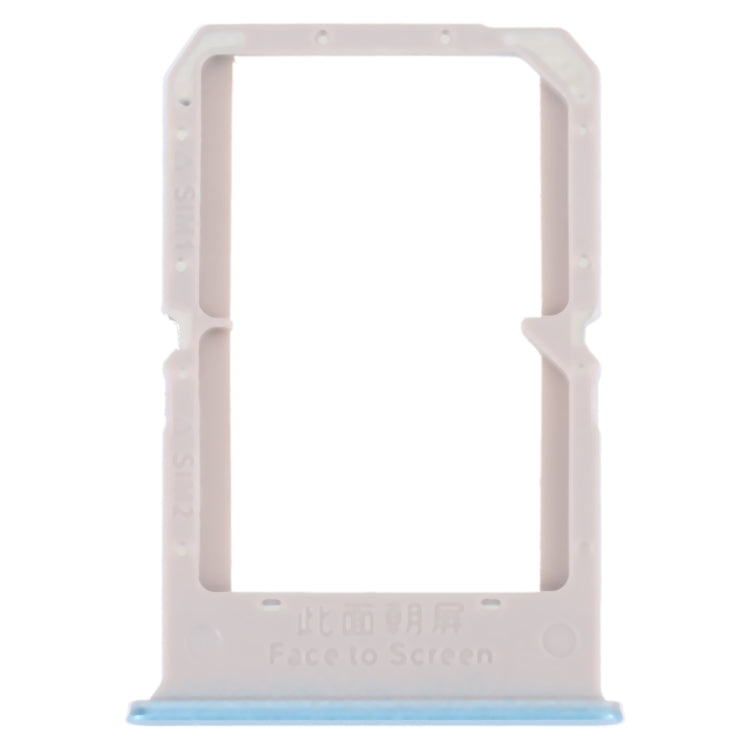 For OPPO A72 4G / A92 4G SIM Card Tray + SIM Card Tray (Blue) - Card Socket by PMc TechLife | Online Shopping South Africa | PMc TechLife | Buy Now Pay Later Mobicred