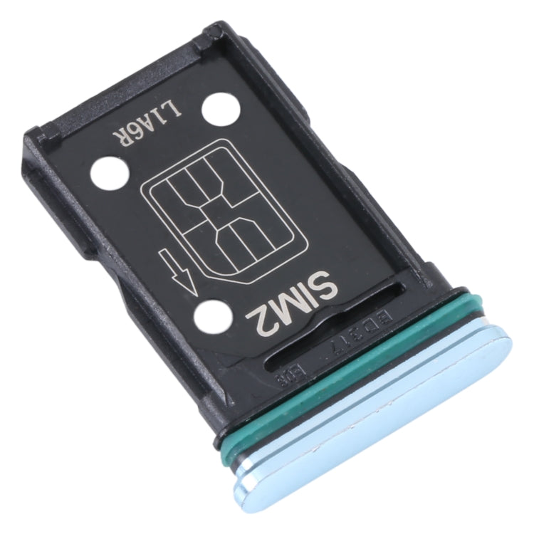 For OPPO Reno4 5G SIM Card Tray + SIM Card Tray (Blue) - Card Socket by PMc TechLife | Online Shopping South Africa | PMc TechLife | Buy Now Pay Later Mobicred