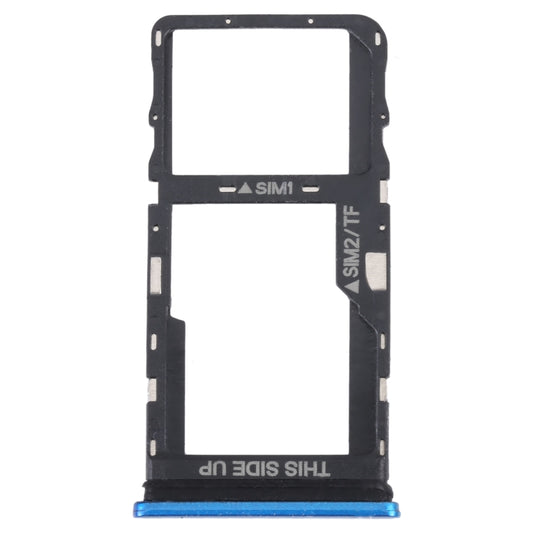 For TCL 20 5G Original SIM Card Tray + SIM / Micro SD Card Tray(Blue) - For TCL by PMC Jewellery | Online Shopping South Africa | PMC Jewellery | Buy Now Pay Later Mobicred