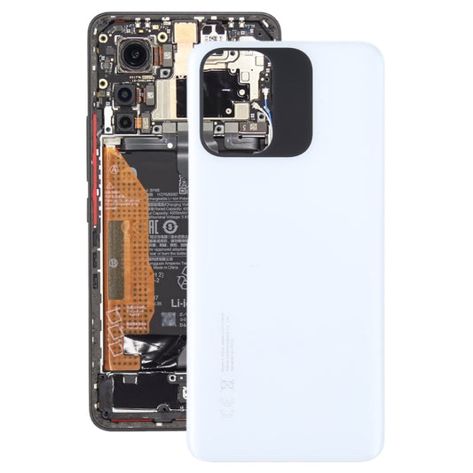 For Xiaomi Poco M5s Original Battery Back Cover(White) - Back Cover by PMC Jewellery | Online Shopping South Africa | PMC Jewellery