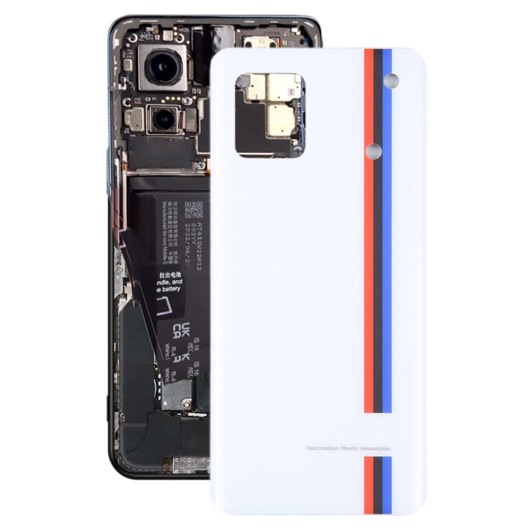 For vivo iQOO 9 OEM Glass Battery Back Cover(White) - Back Cover by PMC TechLife | Online Shopping South Africa | PMC TechLife
