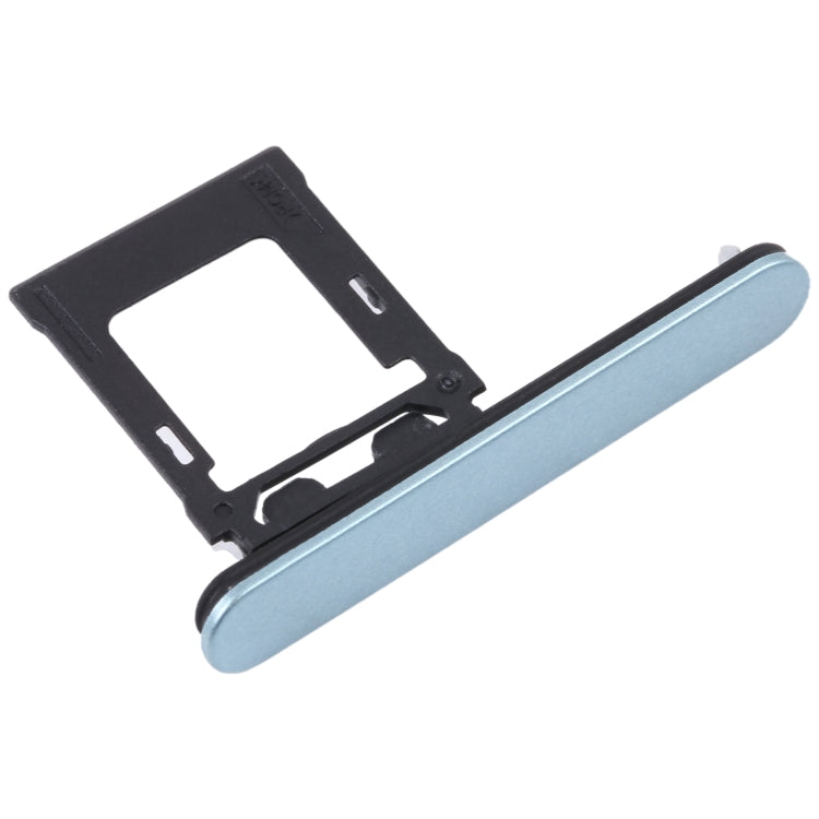 For Sony Xperia XZ1 Compact Original SIM Card Tray + Micro SD Card Tray (Blue) - Card Tray by PMC Jewellery | Online Shopping South Africa | PMC Jewellery