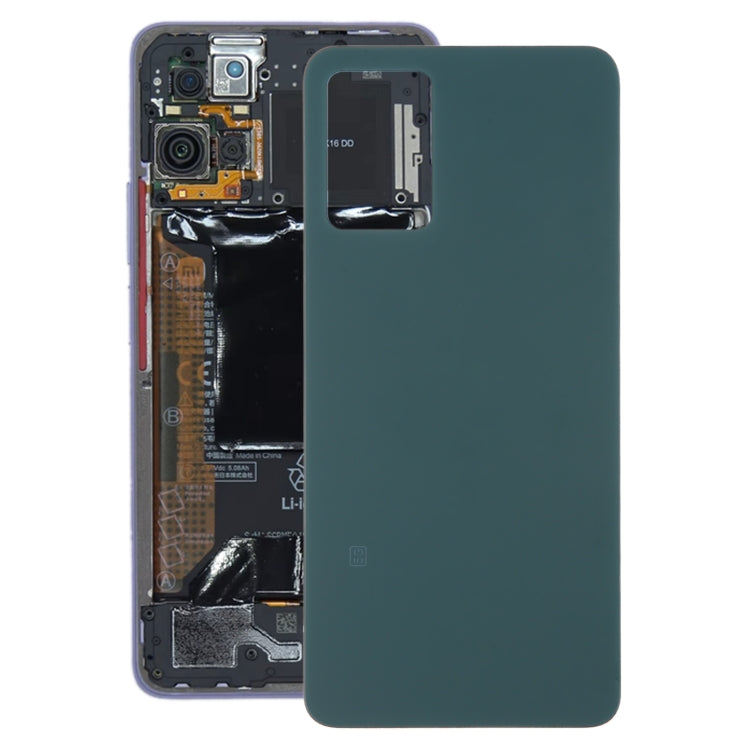For Xiaomi Redmi Note 11 Pro+ 5G India Glass Battery Back Cover(Green) - Back Cover by PMC TechLife | Online Shopping South Africa | PMC TechLife