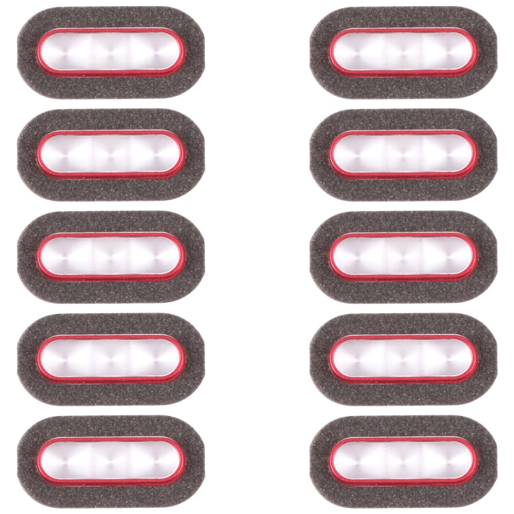 For vivo X90 Pro 10pcs Flashlight Covers (Red) - Others by PMC Jewellery | Online Shopping South Africa | PMC Jewellery