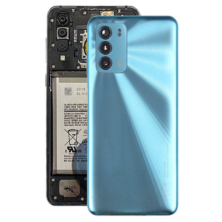 For ZTE Blade V40 Vita Battery Back Cover(Blue) - For ZTE by PMC Jewellery | Online Shopping South Africa | PMC Jewellery