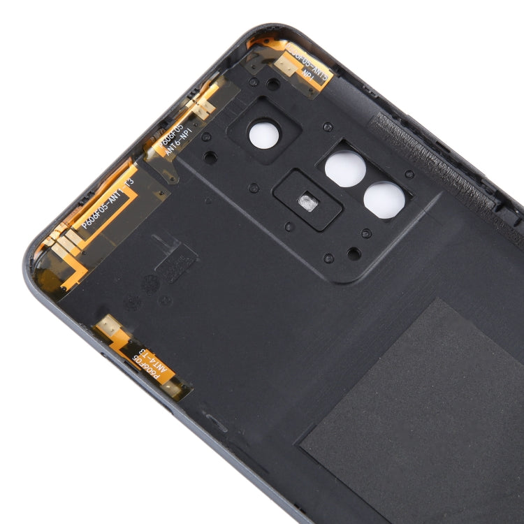 For ZTE Blade A72S A7050 Battery Back Cover(Black) - For ZTE by PMC TechLife | Online Shopping South Africa | PMC TechLife