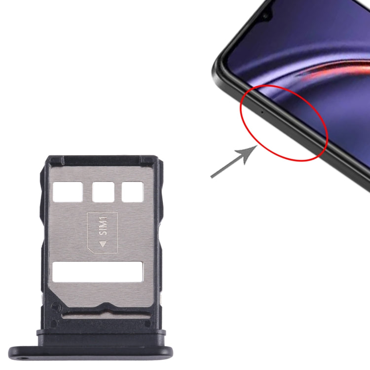 For Huawei Maimang 10 SIM Card Tray (Black) - Card Socket by PMc TechLife | Online Shopping South Africa | PMc TechLife | Buy Now Pay Later Mobicred