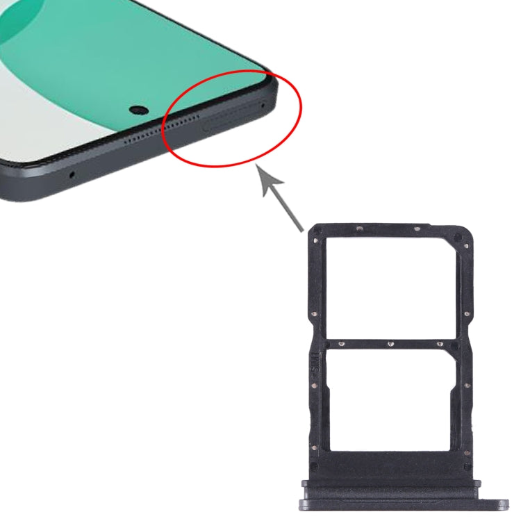 For Huawei Enjoy 60 Pro SIM + SIM  Card Tray (Black) - free shipping - PMc TechLife - Order now!