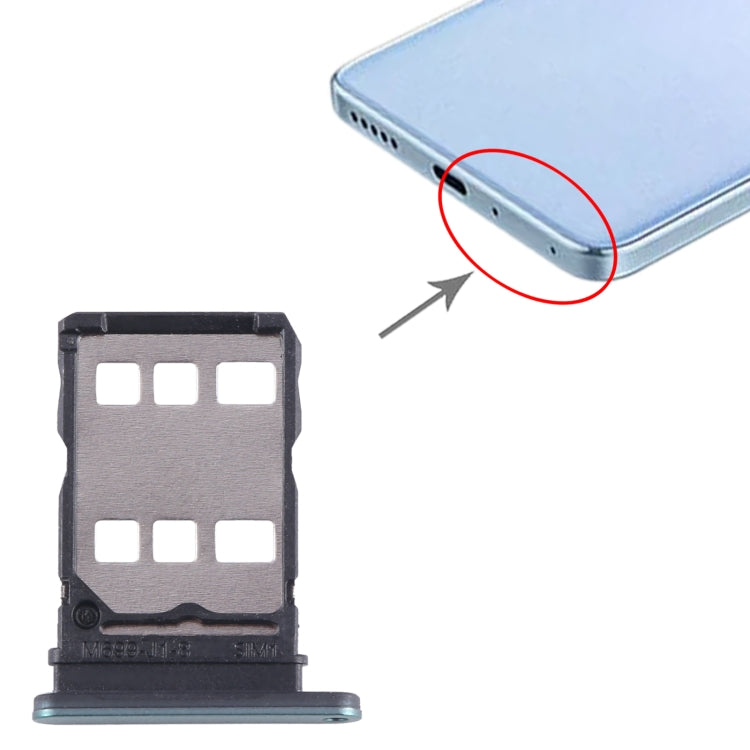 For Huawei Enjoy 50 Pro SIM Card Tray (Green) - Card Socket by PMc TechLife | Online Shopping South Africa | PMc TechLife | Buy Now Pay Later Mobicred
