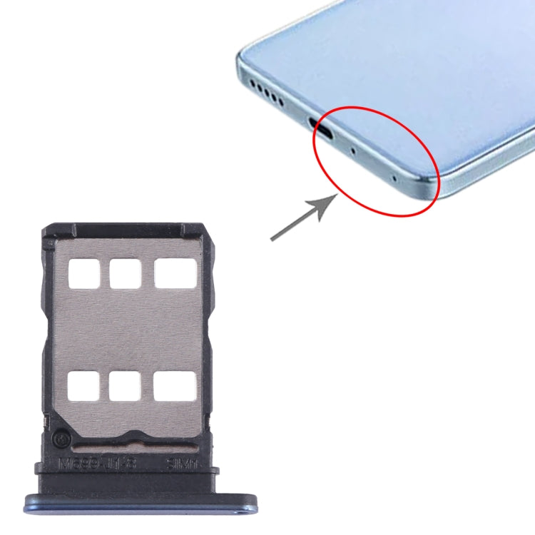 For Huawei Enjoy 50 Pro SIM Card Tray (Blue) - Card Socket by PMc TechLife | Online Shopping South Africa | PMc TechLife | Buy Now Pay Later Mobicred
