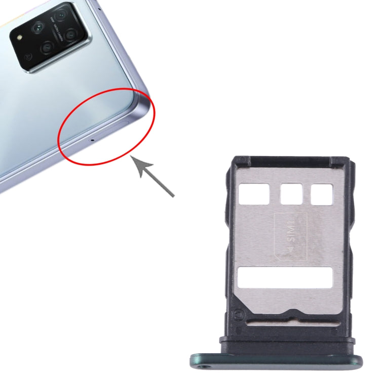 For Honor Play 5T Pro SIM Card Tray (Green) - Card Socket by PMc TechLife | Online Shopping South Africa | PMc TechLife | Buy Now Pay Later Mobicred