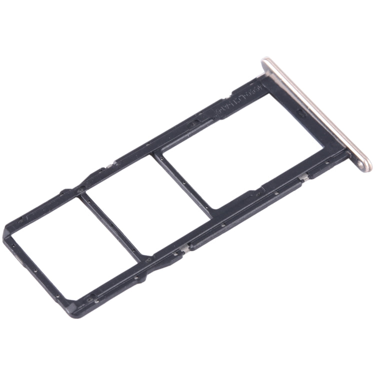 For Honor 10X Lite SIM + SIM + Micro SD Card Tray (Gold) - Card Socket by PMc TechLife | Online Shopping South Africa | PMc TechLife | Buy Now Pay Later Mobicred