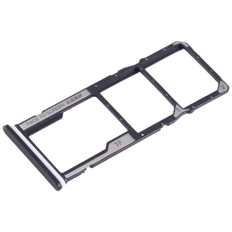 For Xiaomi Redmi A2+ SIM Card Tray + SIM Card Tray + Micro SD Card Tray (Black) - Card Tray by PMC TechLife | Online Shopping South Africa | PMC TechLife