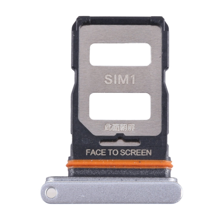 For Xiaomi Redmi Note 12T Pro SIM Card Tray + SIM Card Tray (Silver) - Card Tray by PMC Jewellery | Online Shopping South Africa | PMC Jewellery