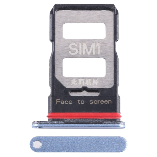 For Xiaomi Poco F5 Pro SIM Card Tray + SIM Card Tray (Blue) - Card Tray by PMC Jewellery | Online Shopping South Africa | PMC Jewellery