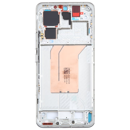 For Xiaomi 14 Pro Original Front Housing LCD Frame Bezel Plate (Silver) - Frame Bezel Plate by PMC Jewellery | Online Shopping South Africa | PMC Jewellery