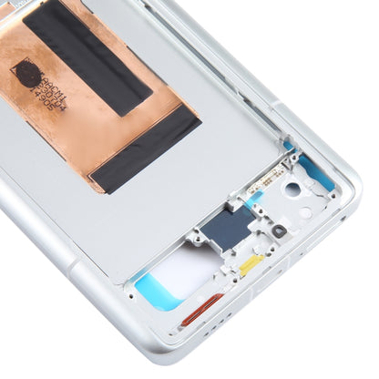 For Xiaomi 13 Ultra Original Front Housing LCD Frame Bezel Plate (Silver) - Frame Bezel Plate by PMC Jewellery | Online Shopping South Africa | PMC Jewellery