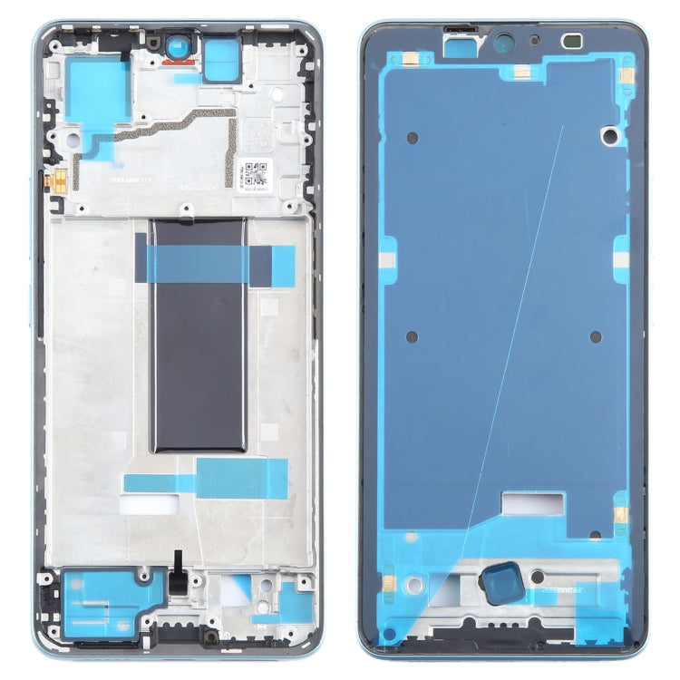 For Xiaomi Redmi Note 13 Pro 5G Original Front Housing LCD Frame Bezel Plate (Blue) - Frame Bezel Plate by PMC Jewellery | Online Shopping South Africa | PMC Jewellery