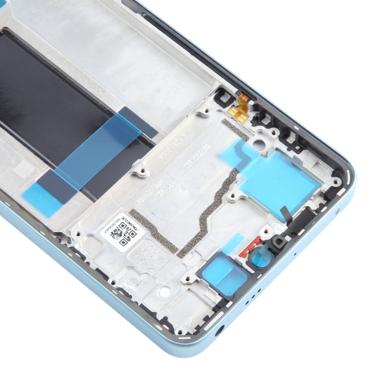 For Xiaomi Redmi Note 13 Pro 5G Original Front Housing LCD Frame Bezel Plate (Blue) - Frame Bezel Plate by PMC Jewellery | Online Shopping South Africa | PMC Jewellery