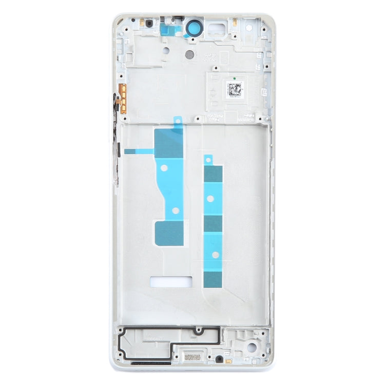 For Xiaomi Redmi Note 13 Original Front Housing LCD Frame Bezel Plate (White) - Frame Bezel Plate by PMC Jewellery | Online Shopping South Africa | PMC Jewellery