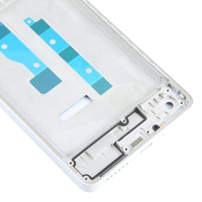 For Xiaomi Redmi Note 13 Original Front Housing LCD Frame Bezel Plate (White) - Frame Bezel Plate by PMC Jewellery | Online Shopping South Africa | PMC Jewellery