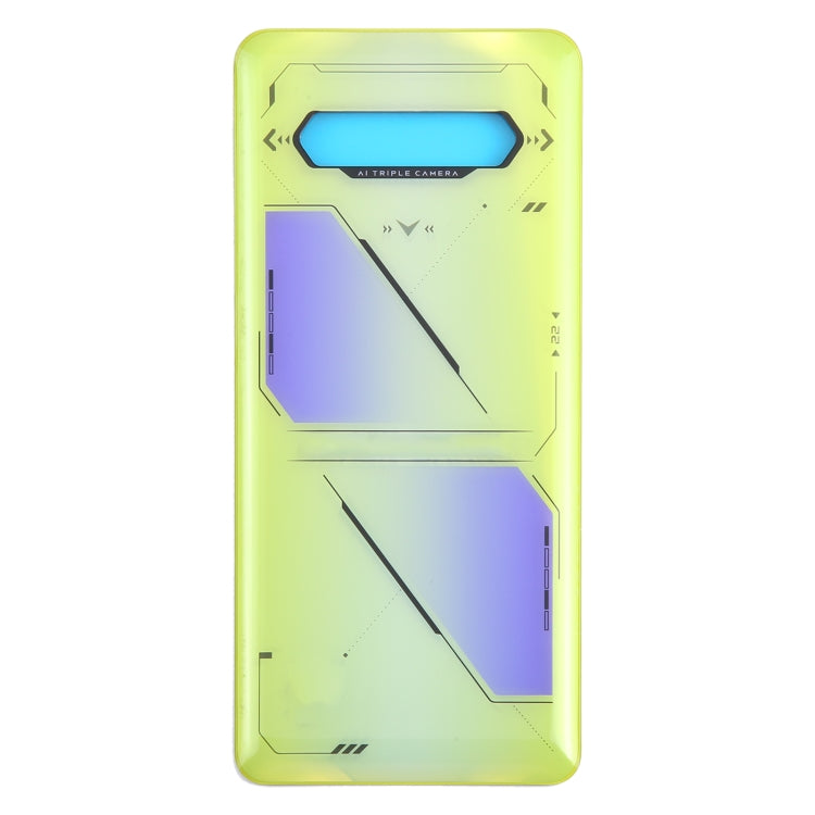 For Xiaomi Black Shark 5 RS Original Battery Back Cover(Yellow) - Back Cover by PMC Jewellery | Online Shopping South Africa | PMC Jewellery