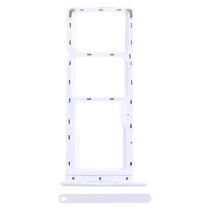 For Infinix Smart 7 HD X6516 SIM Card Tray + SIM Card Tray + Micro SD Card Tray (White) - Card Tray by PMC Jewellery | Online Shopping South Africa | PMC Jewellery