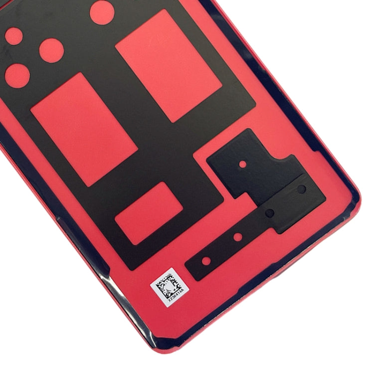 For OnePlus 11R CPH2487 Battery Leather Back Cover(Red) - Back Cover by PMC Jewellery | Online Shopping South Africa | PMC Jewellery