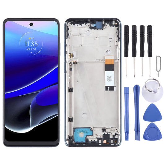 For Motorola Moto G Stylus 5G 2022 OEM LCD Screen Digitizer Full Assembly with Frame (Blue) - LCD Screen by PMC Jewellery | Online Shopping South Africa | PMC Jewellery