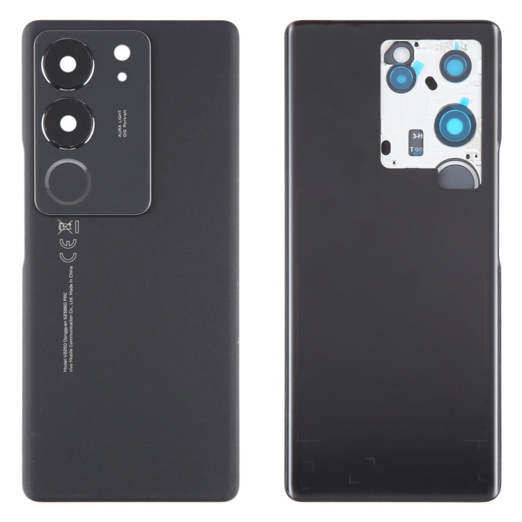 For vivo V29 Original Battery Back Cover with Camera Lens Cover(Black) - Back Cover by PMC Jewellery | Online Shopping South Africa | PMC Jewellery