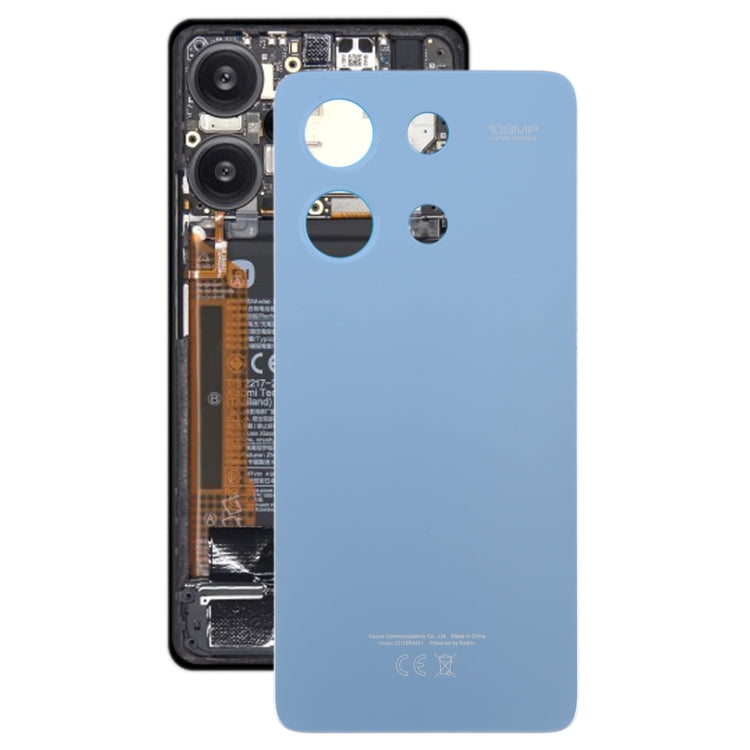 For Xiaomi Redmi Note 13 4G Original Battery Back Cover(Blue) - Back Cover by PMC Jewellery | Online Shopping South Africa | PMC Jewellery