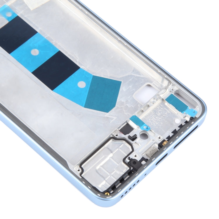 For Xiaomi Redmi Note 13 4G Original Front Housing LCD Frame Bezel Plate (Blue) - LCD Related Parts by PMC Jewellery | Online Shopping South Africa | PMC Jewellery