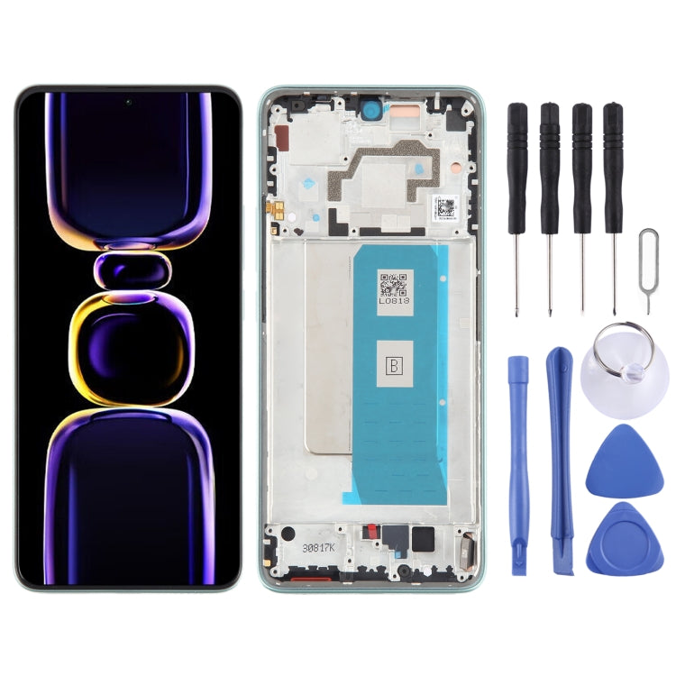 For Xiaomi Redmi K60 Original OLED Material LCD Screen Digitizer Full Assembly with Frame (Green) - free shipping - PMC TechLife - Order now!