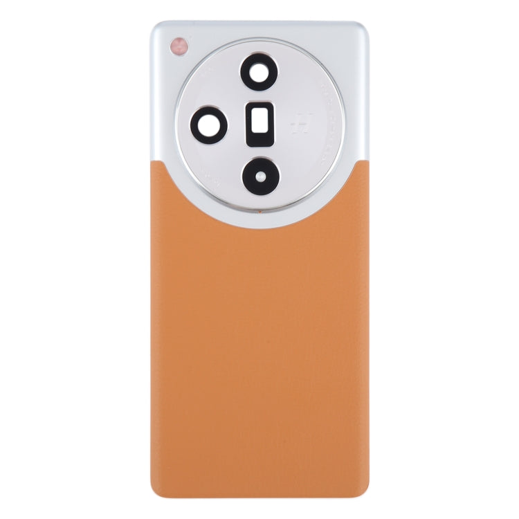 For OPPO Find X7 Original Battery Back Cover with Camera Lens Cover(Brown) - Back Cover by PMC Jewellery | Online Shopping South Africa | PMC Jewellery